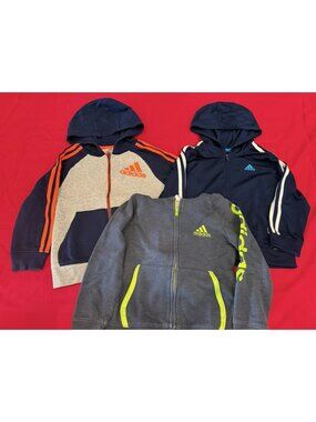 Boy Bundle 3 Piece Adidas Hoodie size 4 -5